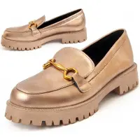 Montevita Platform Moccasin Macca3 I Guld