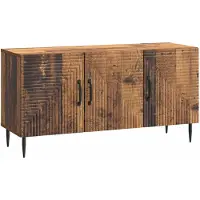 vidaXL TV-skåp Gammalt trä 99 x 34,5 x 50 cm Konstruerat trä