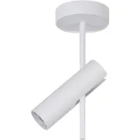 Sigma Takspotlight Leda 1, 1 lampa, vit , dimbar, Vitt / opal, Vardagsrum / matsal, Metall, Modern, Spotlight