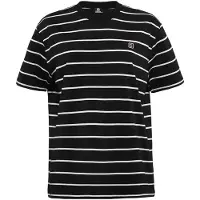 Horsefeathers Dante LTD T-Shirt black stripes, L