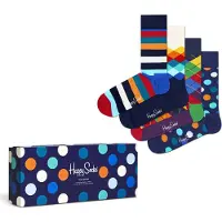 Happy socks Multi-color Gift Set Half Långa Strumpor 4 Par