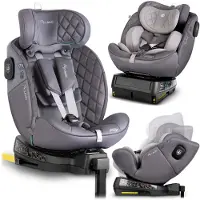 Super Merchant Nukido Prestige Line bilbarnstol grå 0-36 kg ISOFIX