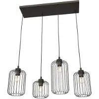 Emibig Hänglampa Vander LIGHTING, dimbar, Svart, Vardagsrum / matsal, Metall, Modern, Pendellampa