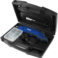 Dedra Slipmaskin minislipmaskin 170 W - sats med tillbehör 44 delar, väska