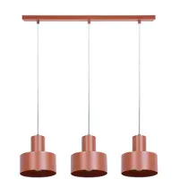 Sigma Hänglampa Rif 3 , dimbar, Röd, Vardagsrum / matsal, Metall, Modern, Pendellampa