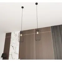 Emibig Hänglampa Vander LIGHTING, dimbar, Svart, Vardagsrum / matsal, Metall, Modern, Pendellampa