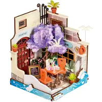 Rolife Miniatyrdiorama - DIY - Sea Holiday Restaurang DS039 - - - One Size - Kreativt lekset