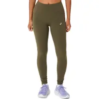 Asics Women's Nagino Run Adjustable Tight Dark Olive