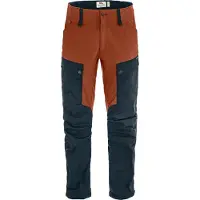 Fjällräven - Vandringskläder - Keb Trousers M Dark Navy Autumn Leaf för UnisexBomull - Storlek S/M - Marinblå