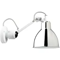 Lampe Gras Vägglampa , Vit, Vardagsrum, Metall, Design