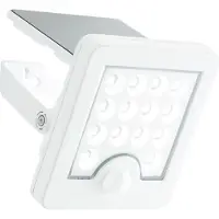 Brilliant Luton G40420/05 Solcells-utomhusväggbelysning med rörelsedetektor LED LED fast installerad 4 W Vit