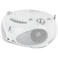 Champion Champion: Boombox CD/Radio/MP3/USB White