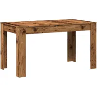 vidaXL Matbord, Antikträ, 140x74,5x76 cm