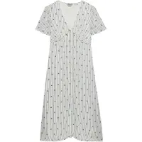 Superdry Print Button Tea Kortärmad Midi-klänning