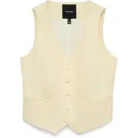 Vero Moda Kostymväst gul / vit