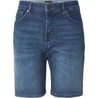 Hugo Boss för män. 50559917 Shorts Maine Regular Fit blå (34), Casual, Bomull, Denim