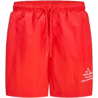 Jack & Jones Badshorts 'JPSTKAUAI ELECTRIC' eldröd / vit