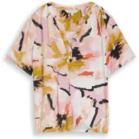 Tom Tailor Blus senap / rosa / rosé / svart