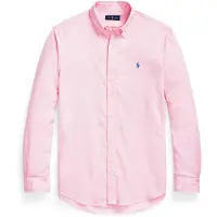 Ralph Lauren för män. 710805564027 Skjorta Oxford Custom Fit rosa (XXL), Casual, Bomull, Lång ärm