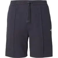 BOSS Cotton-blend shorts with piped trims