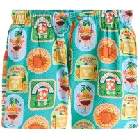 Next Badshorts aqua / grön / orange / mörkröd