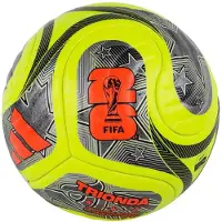Adidas Fotboll Trionda Pro Vinter Vm 2026 Matchboll - Lucid Lemon/svart/silver, storlek Ball SZ. 5