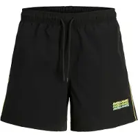 Jack & Jones Badshorts 'JPSTMAUI SUNRISE' gul / svart