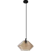 LINDBY Taklampa , Orliana, dimbara, Gul, Vardagsrum, Glas, Modern
