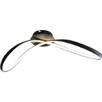 Milagro Lighting LED taklampa Infinity , Svart, Vardagsrum / matsal, Metall, Modern, LED-taklampa