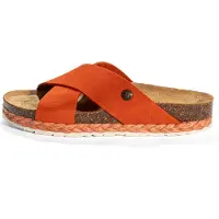 Bayton Pantolette 'Burgos' brun / orange