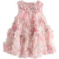 Next Klänning kräm / rosa