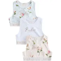 Ted Baker Topp ljusblå / guld / rosa / vit