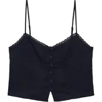 Pull&Bear Topp 'PACIFIC' marinblå