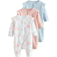 Next Pyjamas ljusblå / grön / rosa / vit