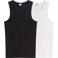 Bershka T-shirt svart / vit