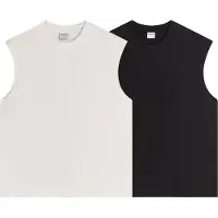 Bershka T-shirt svart / off-white