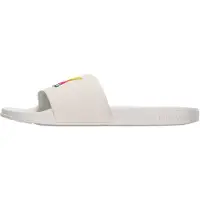 Calvin Klein Pantolette 'Ombre Logo Strap' ljusgul / grön / rosa / vit