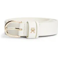Tommy Hilfiger Bälte 'TH Monogram' vit