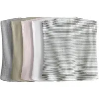 The Set Topp grå / mint / rosé / vit