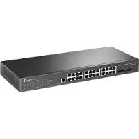TP-LINK TL-SG3428X, Managed, L2+, Gigabit Ethernet (10/100/1000), monterad på stativ