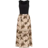 Cloud5ive Klänning beige / brun / svart