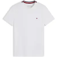 Tommy Hilfiger T-shirt 'Signature Tape Collar' vit