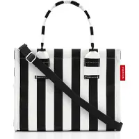 Reisenthel daily shopper XS, Svart, Vit, Polyester, Toteväska, Mönstrad, 4 l, 210 mm