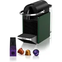 Krups Pixie XN306310, Kuddmatad kaffebryggare, 0,7 l, Kaffekapslar, 1260 W, Svart, Grön