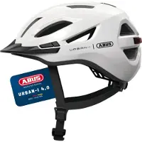 ABUS Urban-I 4.0, Cykelhjälm, Vit