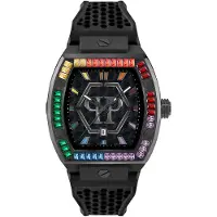 Philipp Plein PWPUA0324 The Hexagon Phantom Herrklocka 44mm svart