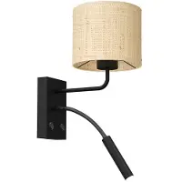 Luminex Vägglampa Jovin , Creme / bärnsten, Vardagsrum / matsal, Metall, Modern, Vägglampa, vägglampa inomhus
