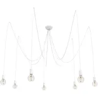 Nowodvorski Lighting Hänglampa Spider Nowodvorski Lighting, dimbar, Vitt / opal, Vardagsrum / matsal, Metall, Pendellampa