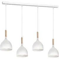 Luminex Hänglampa Noak , dimbar, Vitt / opal, Vardagsrum / matsal, Metall, Pendellampa