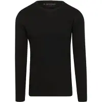 Garage Basic T-shirt Långärad Svart Storlek